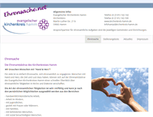 Tablet Screenshot of ehrensache.net